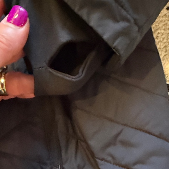 Columbia Black Quilted Hooded Coat Omni Heat Size XXL - Picture 7 of 8